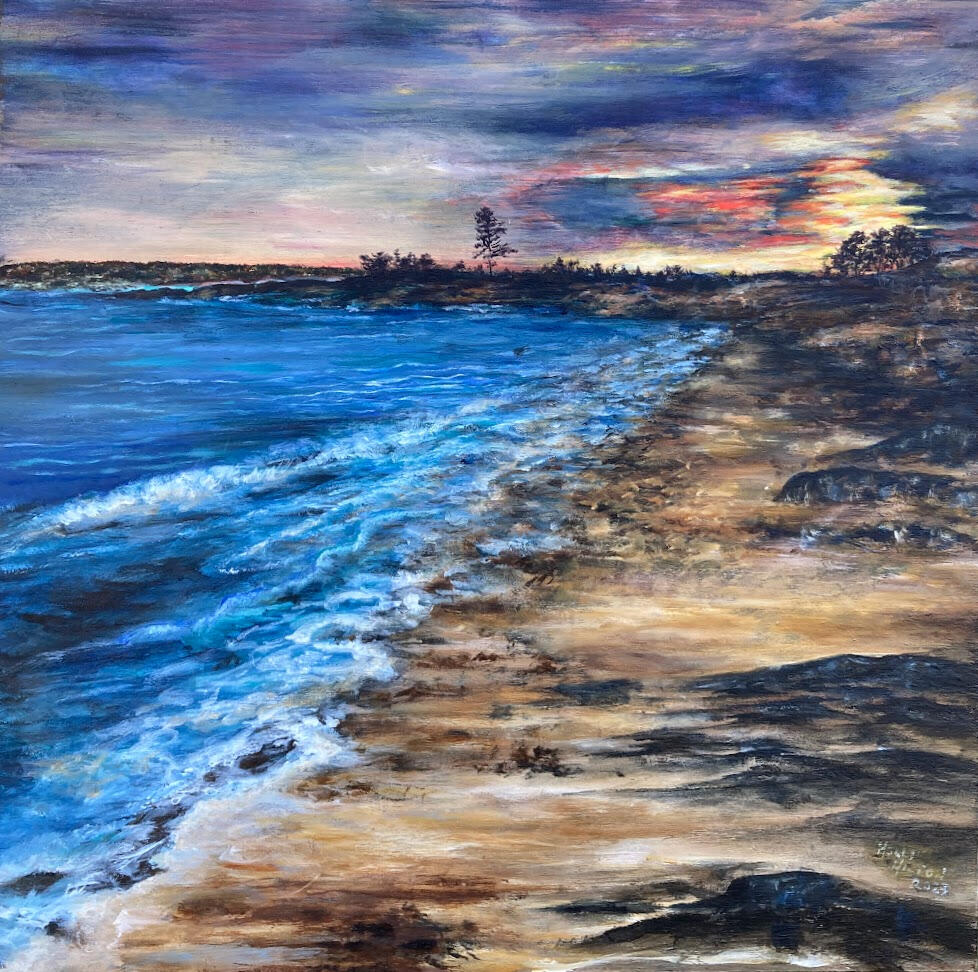 Pemaquid 16x16 acrylic/cradled wood