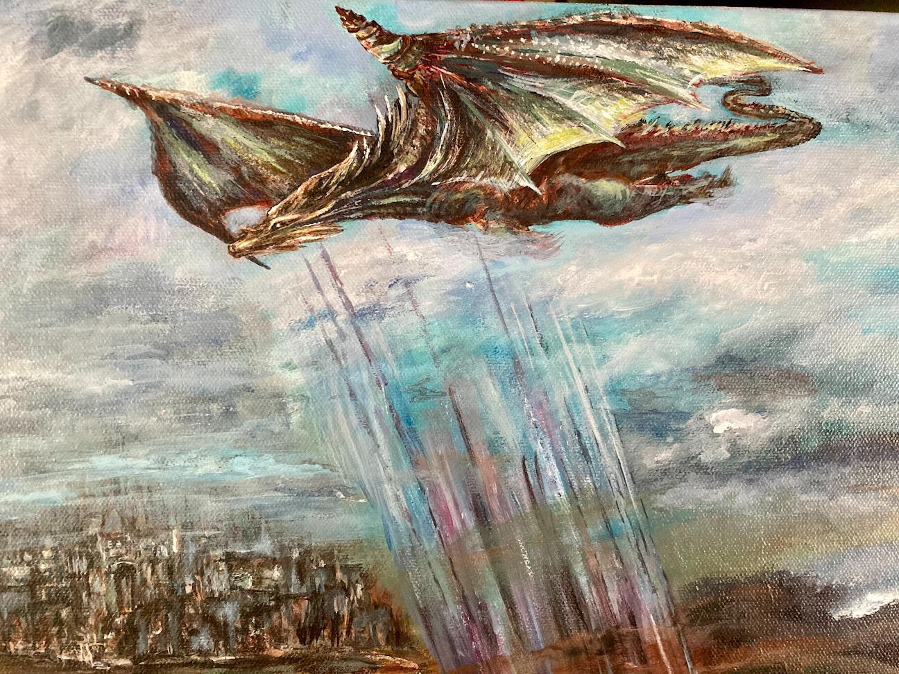 section of current fantasy painting